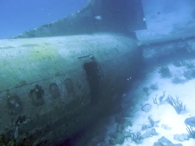 Aruba diving 2 plane wreck