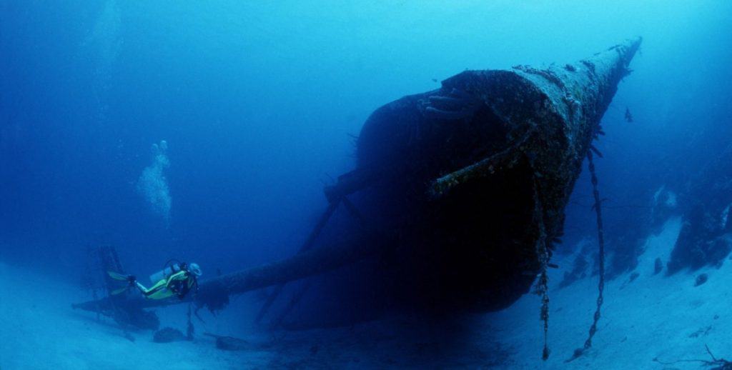 Hilma Hooker ship wreck dive in Bonaire