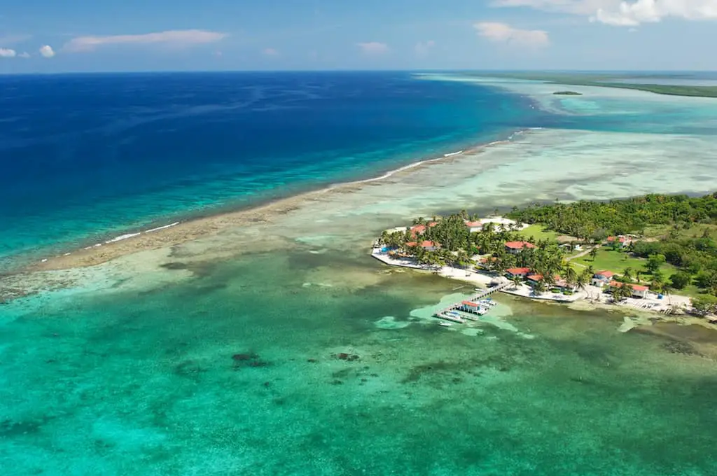 Belize shallow reefs make great spots for scuba diving and snorkeling.